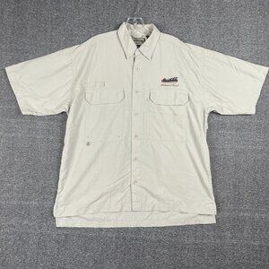 Anheuser Busch Field Stream L Embroidered Fishing Nylon Outdoor Quick Dry Light